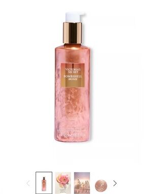 Victoria's Secret Bombshell Bronze Shimmering Body Oil - Rose Copper